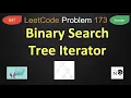 Binary Search Tree Iterator Leetcode 173 Google Apple Facebook Amazon Microsoft BST