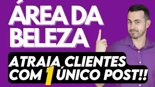 Atraia Clientes Com 1 Post - Para Salão de Beleza e Estética - Divulgação para Redes Sociais