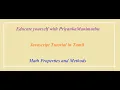 Javascript Tutorial in Tamil Part - 17 Math Object