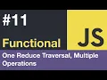 Functional JavaScript for Beginners 11 One Reduce Traversal Multiple Operations