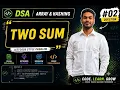 Two Sum LeetCode 1 Java Array Hashing DSA Interview Series Hindi