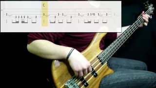 radiohead creep bass cover play along tabs in video 