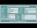 How to Calculate Income Tax and Wages in Java NetBeans - Full Tutorial