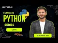 Python lecture 12 Lists in Python Madhav Sharma