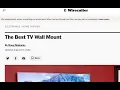 Reaction WireCutter Best TV MOUNT