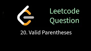 Leetcode 20 - Valid Parentheses Solving leetcode problems using Go