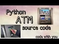 Python ATM Source Code