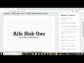 How to Download and install Alfa Slab One Font Free Download in Adobe Photoshop