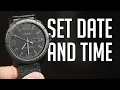 How to set time and date on Timex Style Watch
