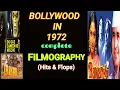 Lagu 1972 Released Bollywood Movies|| Hits and Flops ||