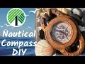 Dollar Tree Nautical Decor Compass DIY