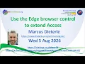 AEU54 Use the Edge browser control to extend Access Marcus Dieterle