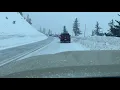 Santiam Pass in the winter time lapse