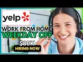 WEEKDAY OFF NO DEGREE OVERNIGHT 4 Work From Home Jobs Hiring NOW