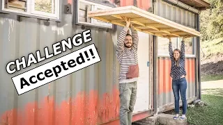 1 sheet of plywood CANOPY – Living Tiny Project Ep.038