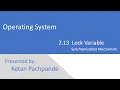 Operating System - 2 13