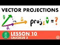 Vector Projections Orthogonal Components Calculus 3 Lesson 10 - JK Math