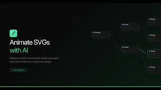 SVG Weave Animate Any SVG with AI Using a Node-Based Editor