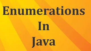 Java Tutorial 26 Enumerations in Java Enums in Java Java Beginners Tutorials by Java9s