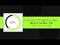 Circular Progress Bar - C WinForms Source Code