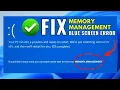 Fix MEMORY Management BSOD Blue Screen Error in Windows with THESE 5 Tips