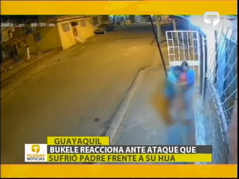 Bukele reacciona ante ataque que sufrió padre frente a su hija