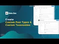 Create Custom Post Types and Custom Taxonomies with Meta Box - New UI Meta Box tutorials