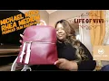 MUST SEE Michael Kors Rhea Medium Pebbled Slim Backpack 2020