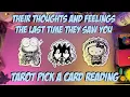 Download Lagu ✨Their Thoughts + Feelings The Last Time They Saw You / You Spoke✨ Tarot Pick a Card Reading