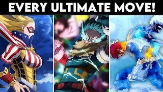 every characters ultimate move in my hero academia explained 