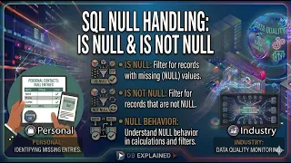 SQL NULL Handling Explained IS NULL IS NOT NULL and NULL Behavior SQL Tutorial