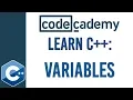 Learn C with Codecademy Variables
