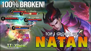 20 Kills Untouched! TT: Yben. Top 1 Global Natan ~ Mobile Legends: Bang Bang