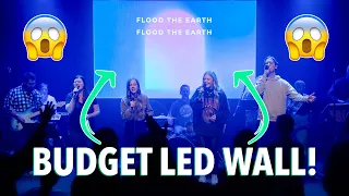 upgrade your projector to led wall on a budget