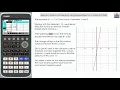 Bisection Method for Iteration using Spreadsheet on a Casio fx-CG50 fx-991EX Interval Bisection