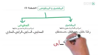 2AM المقصور و المنقوص السنة الثانية متوسط  2AM المقصور و المنقوص السنة الثانية متوسط
