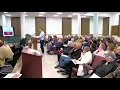 I m upset Dozens demand answers on Orchard Park Town Village lines at Town Hall meeting