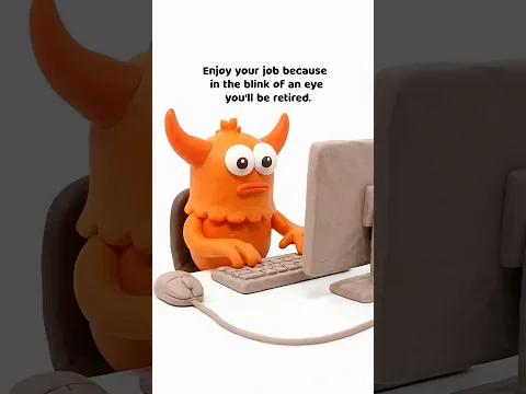 Work Hard, Retire Before You Know It! 😆 #officememes  #shorts #workjokes