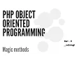 Magic Methods in PHP -
