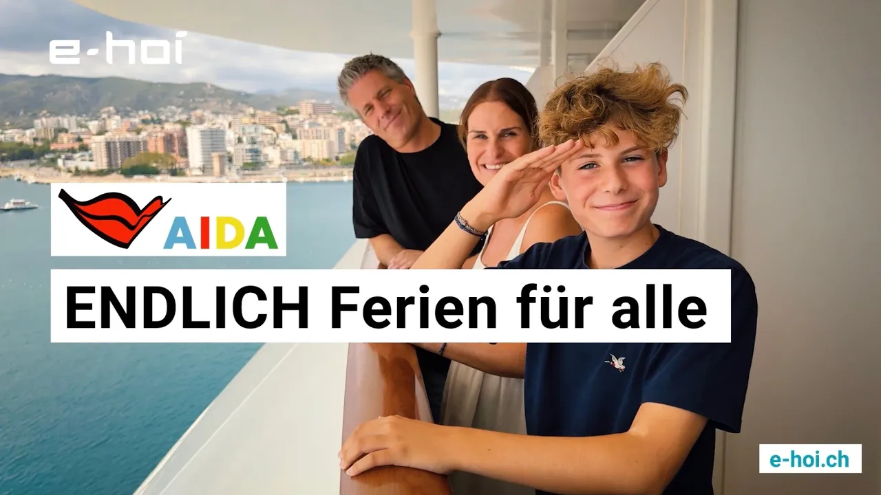 e-hoi Kreuzfahrten — AIDA Cruises — Endlich Ferien für alle (YouTube video ad)
