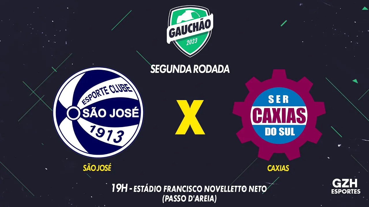 AO VIVO (com imagens): São José x Caxias - Gauchão | 26/01/2023