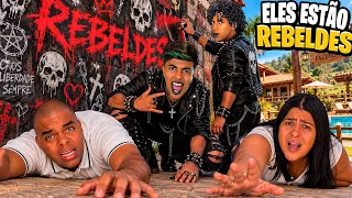ESTEVÃO E GABRIEL FICARAM REBELDES POR 24 HORAS! 😱 *não vamos mais gravar😭