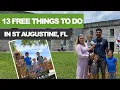 13 FREE Things To Do in Saint Augustine Florida Family Friendly FL Vacation Pangani Tribe