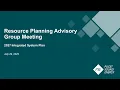 Puget Sound Energy PSE 7 29 2025 Resource Planning Advisory Group RPAG Meeting