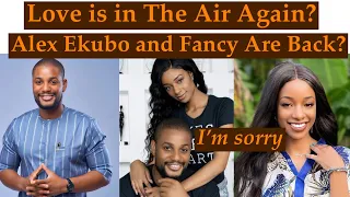 alex ekubo and fancy acholono are back together again as fancy apologize to him 