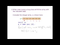 Array Practice Problems