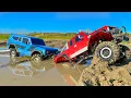 OFF ROAD Mud Racing RC Cars Trail 4x4 Truck Car Rescue