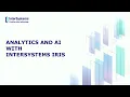 Analytics and AI with InterSystems IRIS - From Zero to Hero