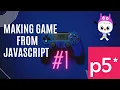 Making Game from JavaScript Using p5 js In Hindi