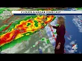 Impactful strong to severe storms expected Sunday afternoon